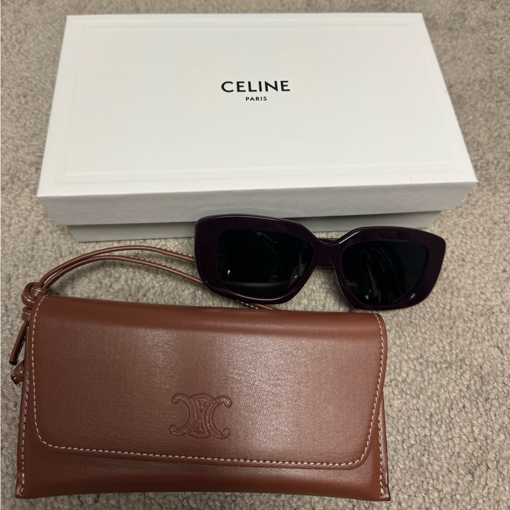 Celine Dark Purple Sunglasses